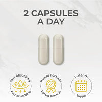 Psyllium Husk Fiber Capsules, 4000mg of Fibre per Serve - Oral Prebiotics and Probiotics, 20 Billion CFU - Digestion Gut Health Supplements for Men and Women - High Fiber Bloating Relief