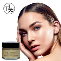 The Lab Room Botanical Eye Contour 15ml Jar, Anti-Wrinkle Cream for Under Eye Bags and Dark Circles, Regenerates and Hydrates the Delicate Eye Area