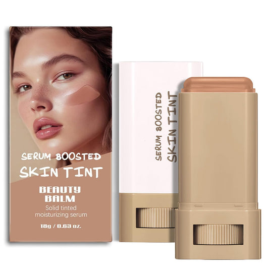 HQDA Beauty Balm Serum Boosted Skin Tint – Hydrating Tinted Moisturizer Foundation Stick, Portabl Moisturizing Contour Stick for Face Makeup (# 06)