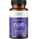 Overnight Rest Sleep Supplement with Lemon Balm Extract, Magnesium and More, Natural Vegan Sleep Support Supplement for Adults for Relaxation and Deep Restful Sleep, 90 Capsules