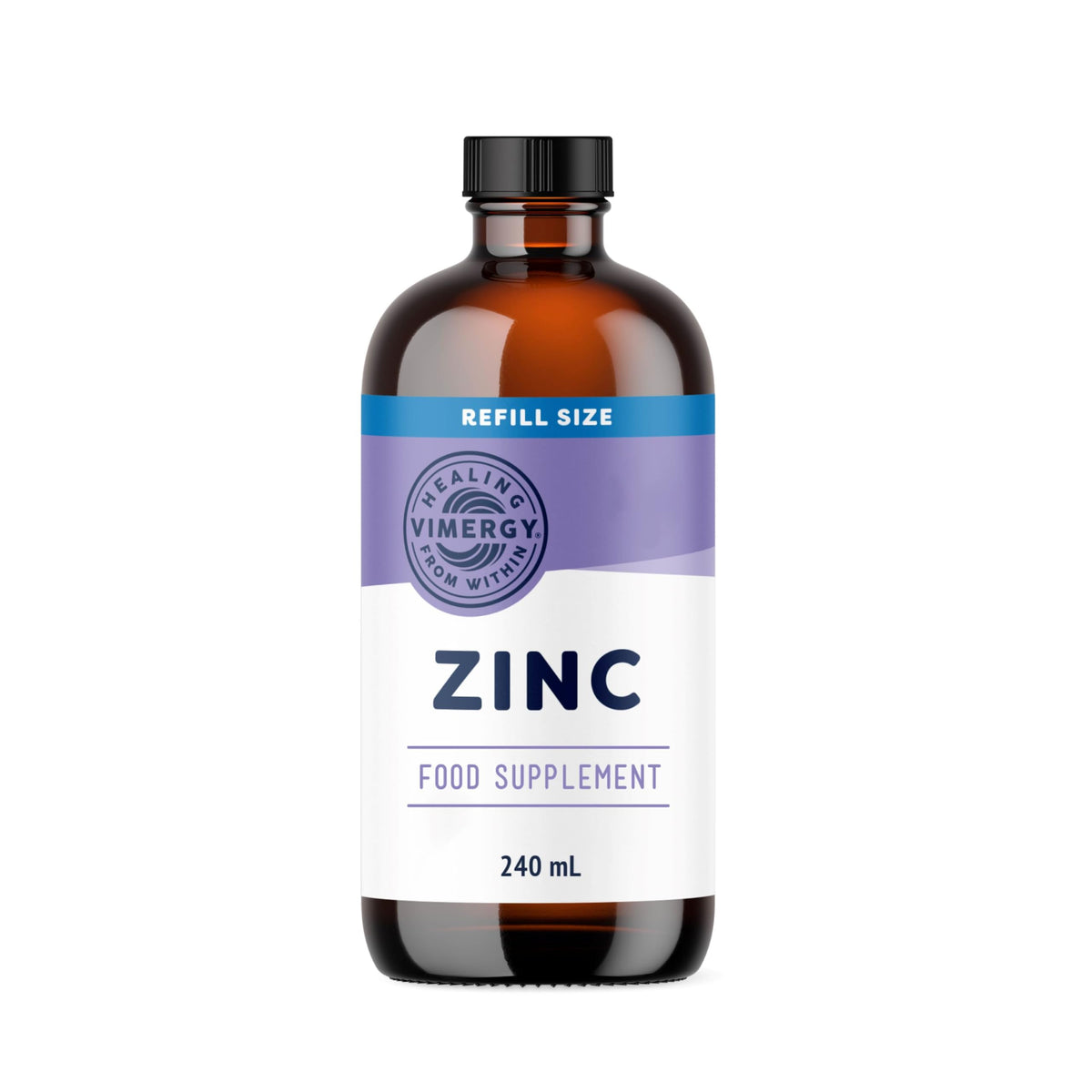 Vimergy Liquid Zinc 240 mL – 120 Servings – Liquid Zinc Supplement – Supports Immunity, Metabolism & Bone – Antioxidant – No Refined Sugar – Gluten-Free Non-GMO Kosher Vegan/Paleo Friendly