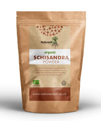 Natures Root Nature’s Root Organic Schisandra Powder 125g - Schisandra Berry | Daily Tonic | Gluten Free | Traditional Chinese Medicine | Certified Organic