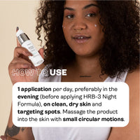Nubiance NUBIANCE - Anti Dark Spot Serum with AHA HRB-3-30ml - For Black, Matte and Mixed Skins - Exfoliating Face Care - Against the Appearance of Pigmentary Spots - Powerful tone unifying Cream