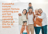 Panaceum Pure Liposomal Vitamin C & Zinc | 250ml Liquid Antioxidant Immune Booster | Liver Skin Iron Absorption Support | Increase Energy | Reduce Tiredness Vegan Gluten Soy Alkohol Free | UK Brand