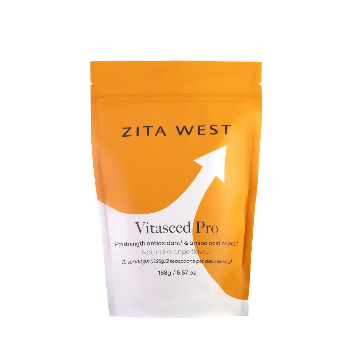 Zita West Vitaseed Pro – Male Fertility Supplement Powder with Antioxidants & Amino Acids – Supports Reproductive Cell Count, Motility & Energy - 30 Servings (1 Month Supply)