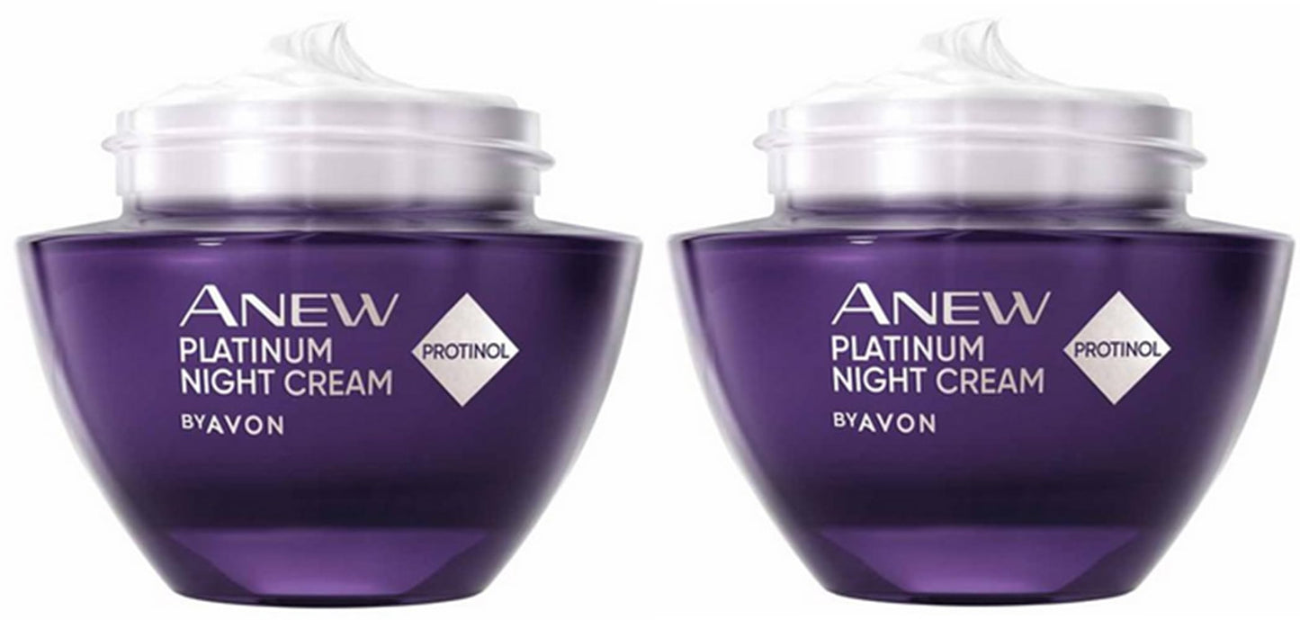 Pack of 2 Anew Platinum Night Replenishing Cream with Protinol - 50ml