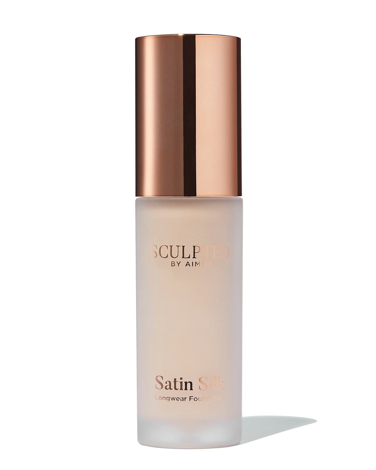 SCULPTED by Aimee Connolly Satin Silk Longwear Foundation from Sculpted by Aimee (Fair Golden 2.75) - Lightweight, Hydrating & Buildable High Coverage, Sweat-Resistant Foundation
