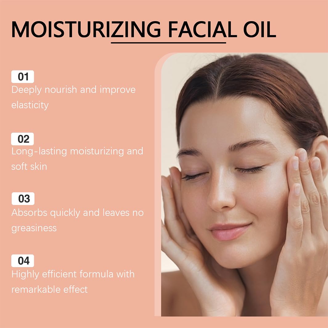 jinyue Paracress Facial Oil,Paracress Facial Oil Serum,Reduce Smooth Fine Lines And Wrinkles,Paracress Anti-Wrinkle Serum, Reduce Smooth Fine Lines and Wrinkles, for All Skin Types 60ml