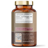 Time Health Cordyceps High Strength 50% Polysaccharides (120 Capsules)