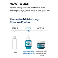 HEIMISH RX Hyaluronic Acid Hydrating Serum - Moisturizing Serum for face, Facial Serum for Sensitive skin, Non-greasy Formula with Hyaluronic Acid 2%, Panthenol, Korean Skincare, 35ml (1.18 fl. oz)