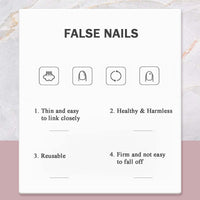 OunTechGlory French Tip False Nails Set - 24Pcs Short White Press on Nails with Glue - Glossy Full Cover Stick on Nails - DIY Nail Art Kit for Women
