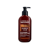 L’Oréal Paris men expert L’Oréal Paris Men Expert Cleansing 3-in-1 Beard, Face & Hair Wash 200ml, Barber Club Wash With Cedarwood Essential Oil, Deeply Cleanses and Removes Beard Flakes