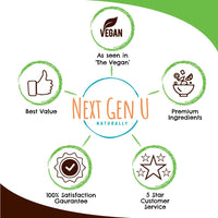 Ashwagandha 500 mg Strength 120 Capsules, Dietary Health Supplement for Men & Women, Supports Stress & Anxiety Relief, Restful Sleep & Focus, Ashwagandha Herb Root Extract w/ Withanolides by NGU