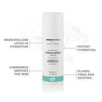 Green People Hydrating Firming Serum 50ml | Natural & Organic Facial Serum | Anti-Ageing Serum for Dry, Normal, Oily & Combination Skin | Paraben Free & Ethyl Alcohol Free | Cruelty Free & Vegan