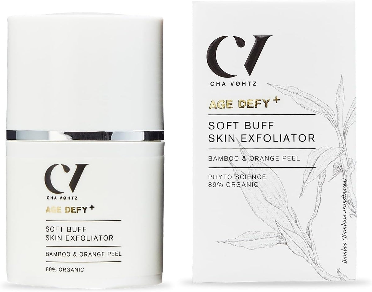 Green People Age Defy+ Soft Buff Exfoliator - Suitable for Mature Skin - Paraben Free - Cruelty Free, 30ml