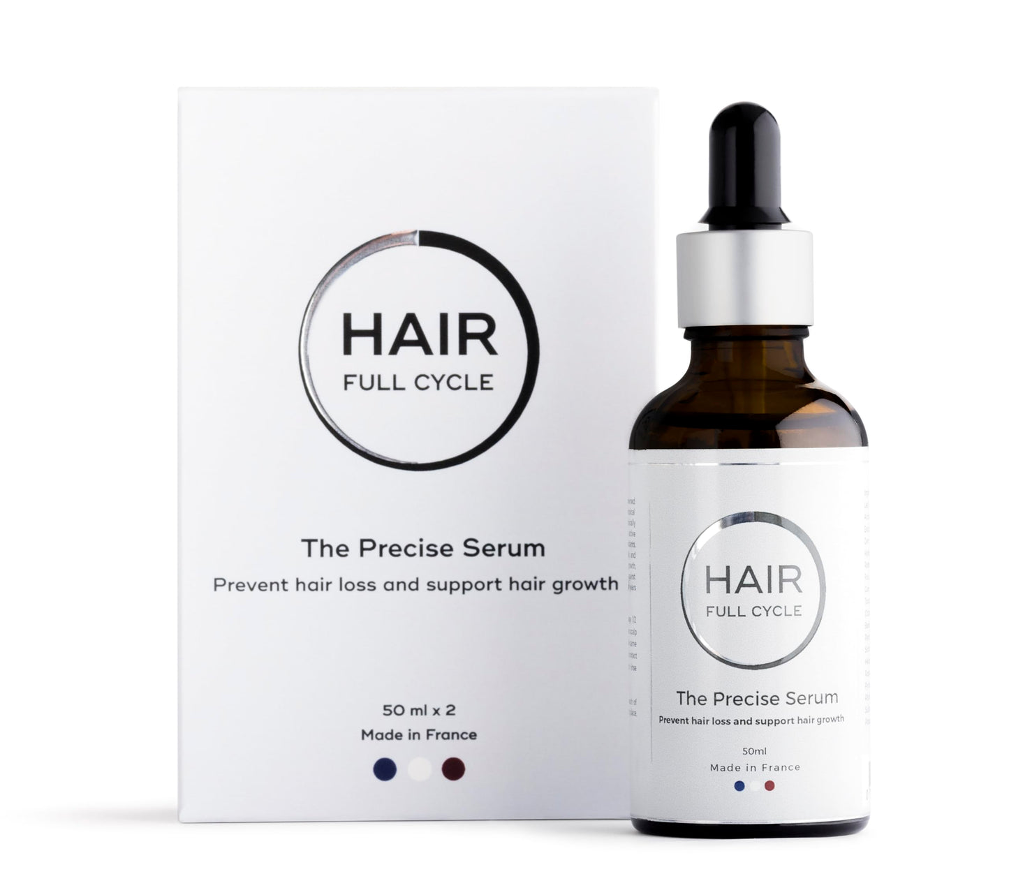 Hair Full Cycle The Precise Serum | With 35 active ingredients that combine antioxidants, vitamins, malus domestica stem cells and plant extracts to promote hair growth and protect against hair loss | Pending patent.