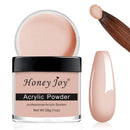 Honey Joy 28g/box Acrylic Powder Professional White Clear Black Nude Acrylic Nail French Manicure Powder for Nail Extension Acrylic Nail System,HJ-NAP016 (Nude)