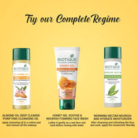 Biotique Almond Oil Soothing Face and Eye Makeup Cleanser for Normal To Dry Skin