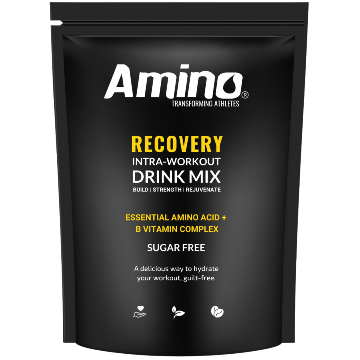 Amino Recovery - EAA & BCAA Intra Workout Powder - Amino Acid Recovery Drink - 5000mg EAA Amino Acids & BCAA Powder - Protect Muscle & Aid Recovery - Sugar Free & Vegan (Apple, 66 Servings)