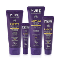 P'URE PAPAYA CARE Renew Cream 100ml - Stretch Mark Cream & Scar Treatment - Vegan Moisturiser - Paw Paw Papaya Enzymes, Gotu Kola, Shea Butter, Australian Jojoba Oil for Skin - Natural Skincare