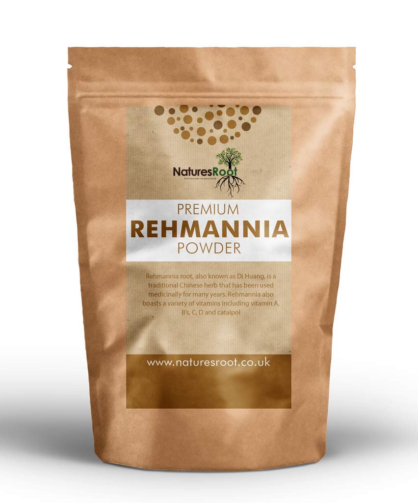 Natures Root Nature’s Root Premium Rehmannia Powder 125g - Prepared Rehmannia Glutinosa Root Powder, Shu Di Huang | Longevity & Wellness Tonic | Herbal Supplement for Traditional Chinese Medicine - 1 Pack