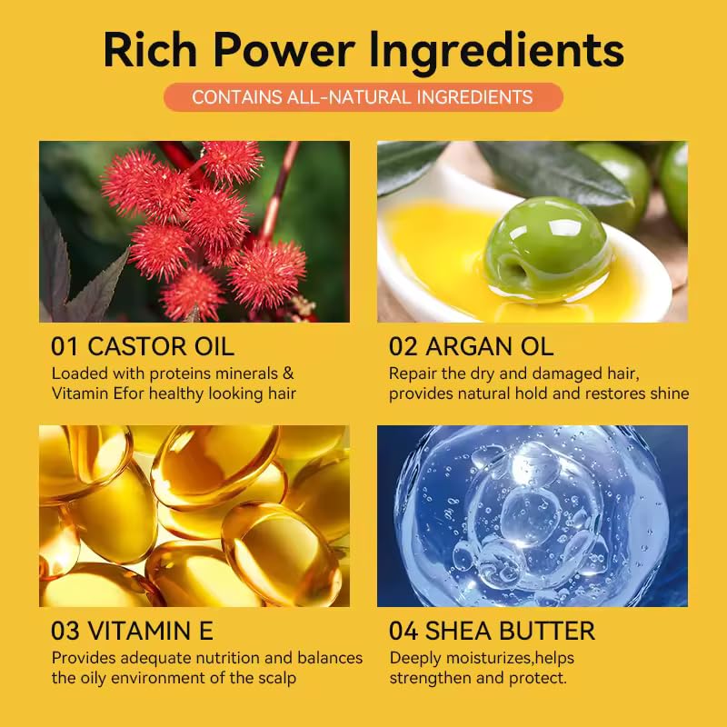 Sulayla Beauty Argan Oil & Coconut Curling Cream, 150g, Enhances Curls, Eliminates Frizz, Adds Shine with Shea Butter, Castor Oil, Argan Oil & Vitamin E