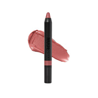 Nudestix Intense Matte Lip + Cheek Pencil, Lipstick + Lip Liner + Cheek Blush Tint, Multi Use Makeup for Long Lasting Color, Smooth Coverage, Shade: Mystic