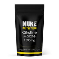 Nuke Nutrition L Citrulline Malate Capsules | 60 Capsules | High Strength 1500mg Dose Supplement | Boost Circulation, Performance & Muscle Recovery | 100% Natural, Preservative & Filler Free | Vegan