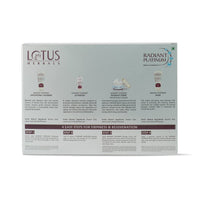 Lotus Herbals Radiant Platinum Facial Kit With Platinum Dust & Passion Fruit 170g (Multi Use)