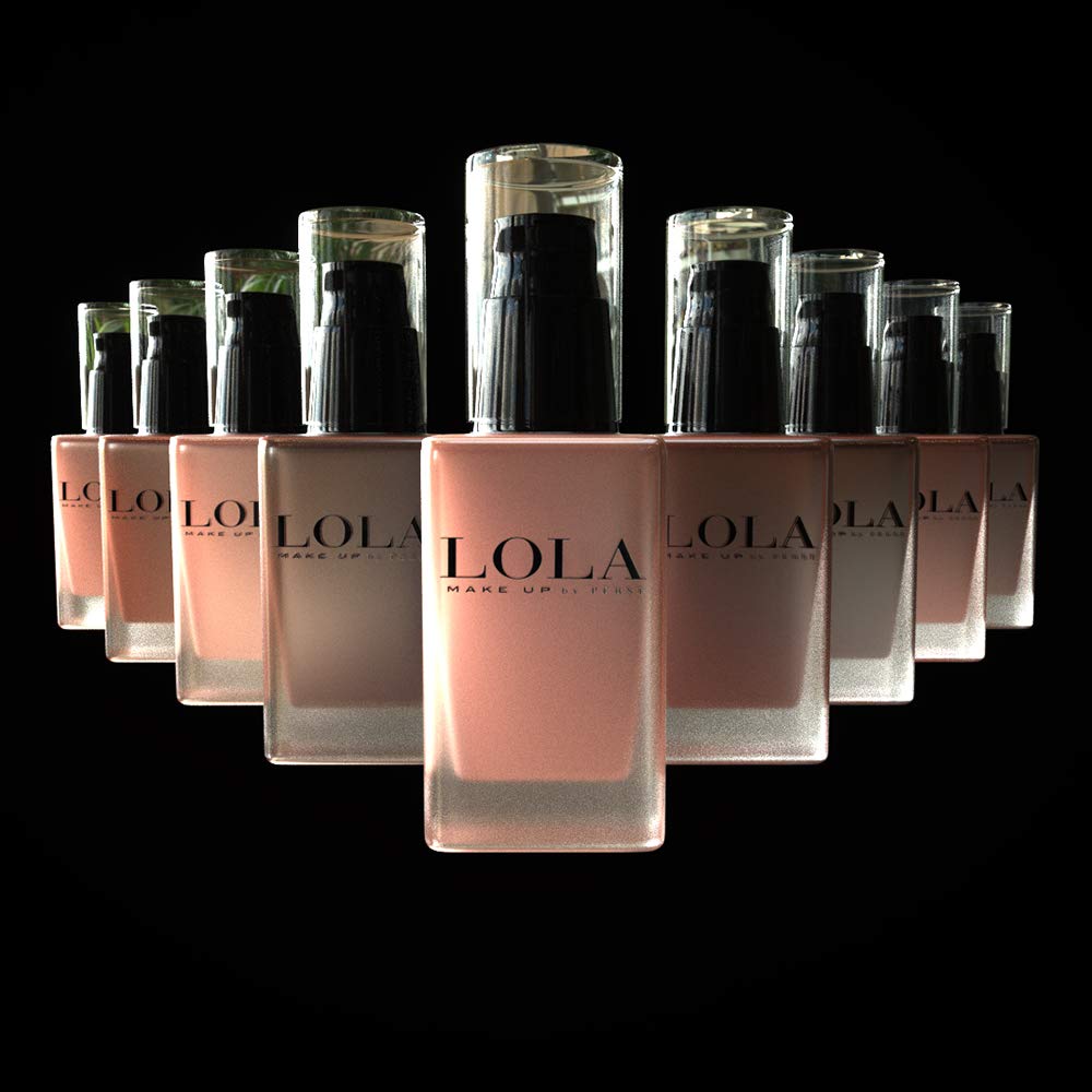 Lola Make Up by Perse LOLA Make Up by Perse Matte Long-Lasting Liquid Foundation – Full Coverage, Buildable Matte Finish, Oil-Absorbing, Shine-Free, Long-Lasting – Paraben-Free, Vegan, Cruelty-Free – [R043-Medium]