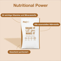 NUPO Diet Shake Chai Latte – Premium diet shakes for weight management I Clinically proved meal replacement shake for weight control I 12 Servings I Very Low-Calorie Diet, GMO Free
