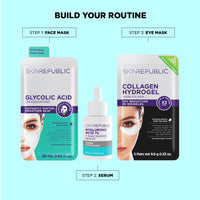 Skin Republic Glycolic Acid Oxygenating Mask | Visibly Brightens and Improves Skin Texture | Helps Reduce Appearance of Pores & Blackheads | Made in Korea (Pack of 1)