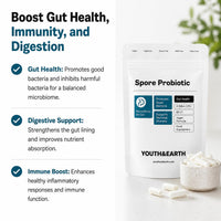 Youth & Earth Spore Probiotics 4 Billion CFU 60 Capsules