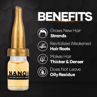 Nano Hair by Bubbly NanoHair by Bubbly Multi Effect Hair Strengthening Serum, Hair Treatment Oil Serum To Make Your Hair Look Stronger, Longer and Healthier, 0.17 Fl Oz/5 mL x 10 pcs