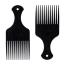 sularpek Sularpek 2 Pcs Afro Hair Comb, Black Plastic Afro Hair Comb Hair, Hair Pick Comb, Smooth & Sturdy Wide Tooth Plastic Afro Pick, for Detangling And Styling, Curly, Wavy, Frizzy And Afro Hair