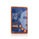Nip+Fab Nip + Fab Glycolic Acid Fix Extreme Bubble Sheet Mask for Face with 2% Glycolic Acid, Hyaluronic Acid and Charcoal, Exfoliating Resurfacing AHA Cleansing Facial Mask, 23 Gram