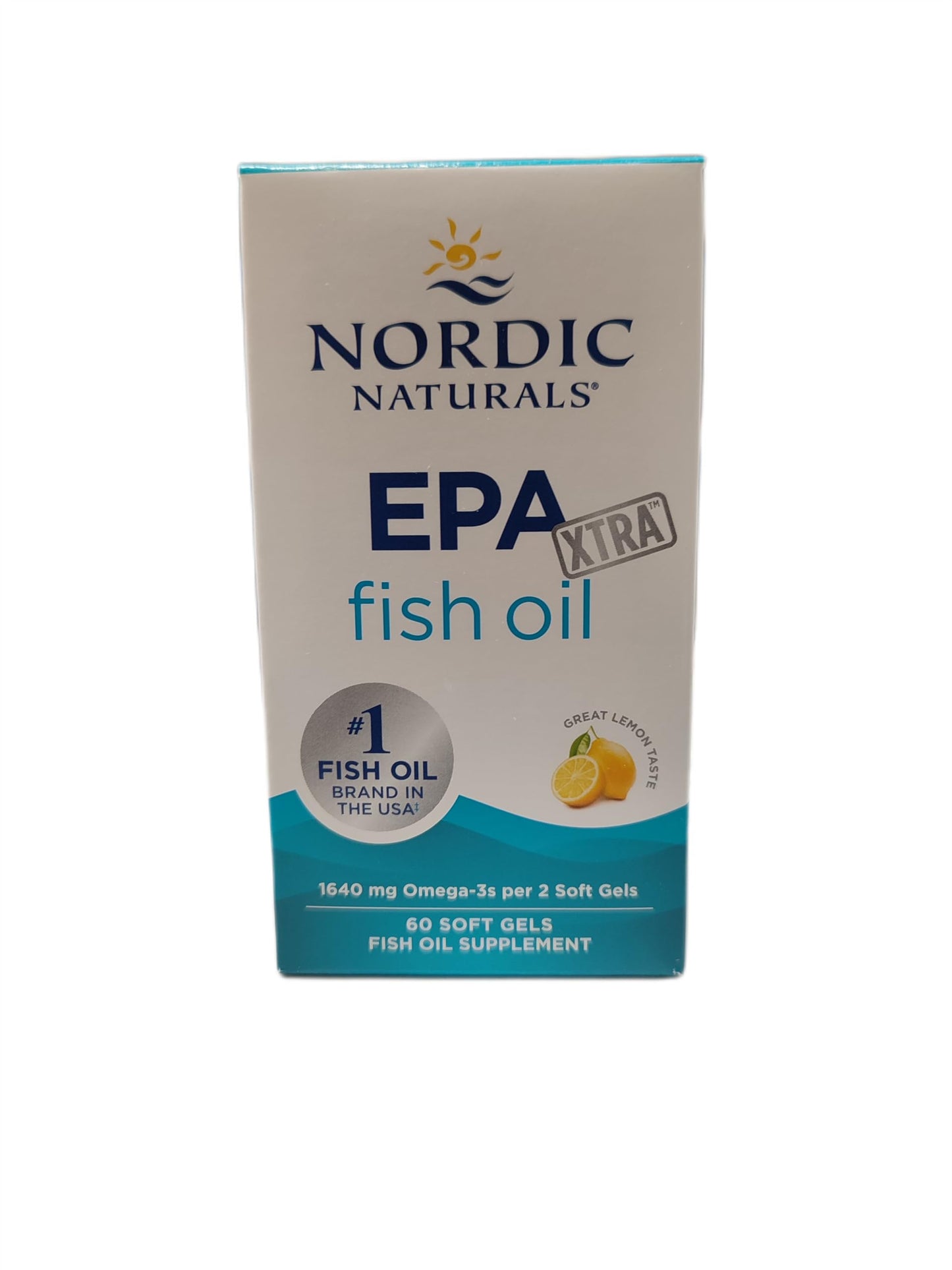 Nordic Naturals EPA Xtra Fish Oil, 1640mg Lemon - 60 softgels