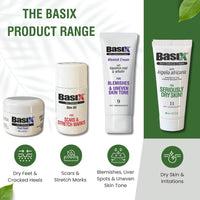 Basix Skin Defence Cream for Seriously Dry Skin with Kigelia Africana - 11 Natural Ingredients Repairs Eczema and Psoriasis Prone Skin - 50ml