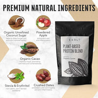 EXALT | Premium Vegan Protein Powder - 100% Plant-Based – Gluten Free - No Artificial Flavours or Additives | Madagascan Vanilla | 500G