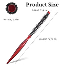 ValueBargain Small Curling Brush, Small Round Brushes, Thin Round Hair Brush for Short Hair, Women Blow Dry Fine Thin Short to Medium Hairs (1.7 Cm)