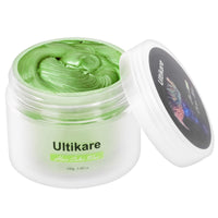 Hair Colour Wax, Ultikare Temporary Color Hair Dye, Instant Hair Dye Wax Mud Washable Natural Hairstyle Color Pomade,Styling Hair Clays for Men Women Party, Cosplay & Halloween 3.4 Fl Oz (Green)
