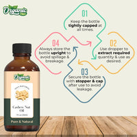 ORGANIC ZING Organic Zing Cashew Nut (Anacardium Occidentale) Oil | Pure & Natural Carrier Oil for Skincare, Hair Care and Massage - 30ml/1.01fl oz