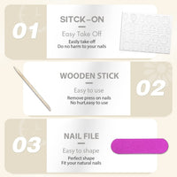 SXVME Baby Blue False Nails Medium, Acrylic Press on Nails Almond Solid Color Full Cover Fake Nails Medium Stiletto Stick on Nails for Women DIY Nail Art 24 Pcs