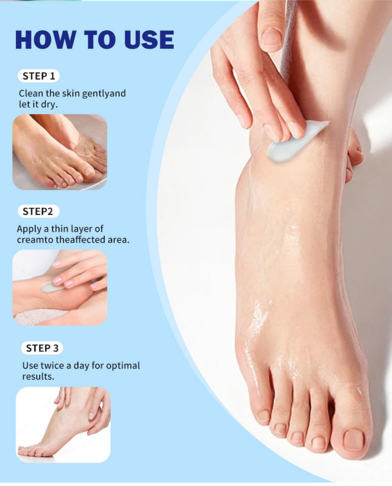 HERBINSOLS 40% Urea Cream - Foot Cream for Cracked Heels and Dry Skin - Foot Cream Kit, Urea, Collagen and Hyaluronic Acid, Plus 2% Salicylic Acid - Cracked Heel Repair Cream 60g (Pack of 3)