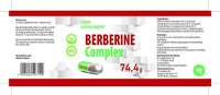 Hepatica Berberine Complex 500mg 120 Vegan Capsules, 3rd Party Lab Tested, High Strength Supplement, Gluten and GMO Free