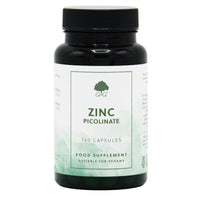 Zinc Picolinate - 22mg Elemental Zinc - 120 Vegan Capsules - Chelated for Improved Absorption - Non-GMO, Made in The UK by G&G Vitamins