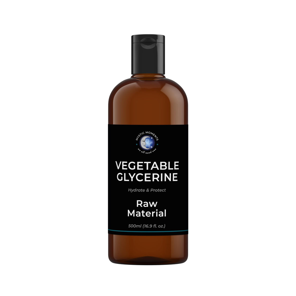 Mystic Moments | Vegetable Glycerine Liquid | 99.5% Pure | Kosher Certified | GMO-Free & Allergen-Free | For Skincare, Cosmetics, Soaps, Toothpaste & More | Soluble in Water & Alcohol | 500g