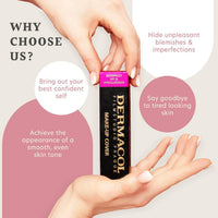 Dermacol Mini Full Coverage Foundation 13g, Liquid Matte Makeup with SPF 30, Waterproof Foundation for Oily Skin, Acne, & Under Eye Bags, Long-Lasting Makeup Products Shade - 210