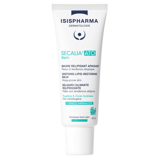 ISISPHARMA SECALIA ATO Balm 40 ml - Body lotion for Dry skin with an atopic tendency - Reduces the frequency and intensity of itching - Body Lotion lipid-replenishing fluid balm - Made in France