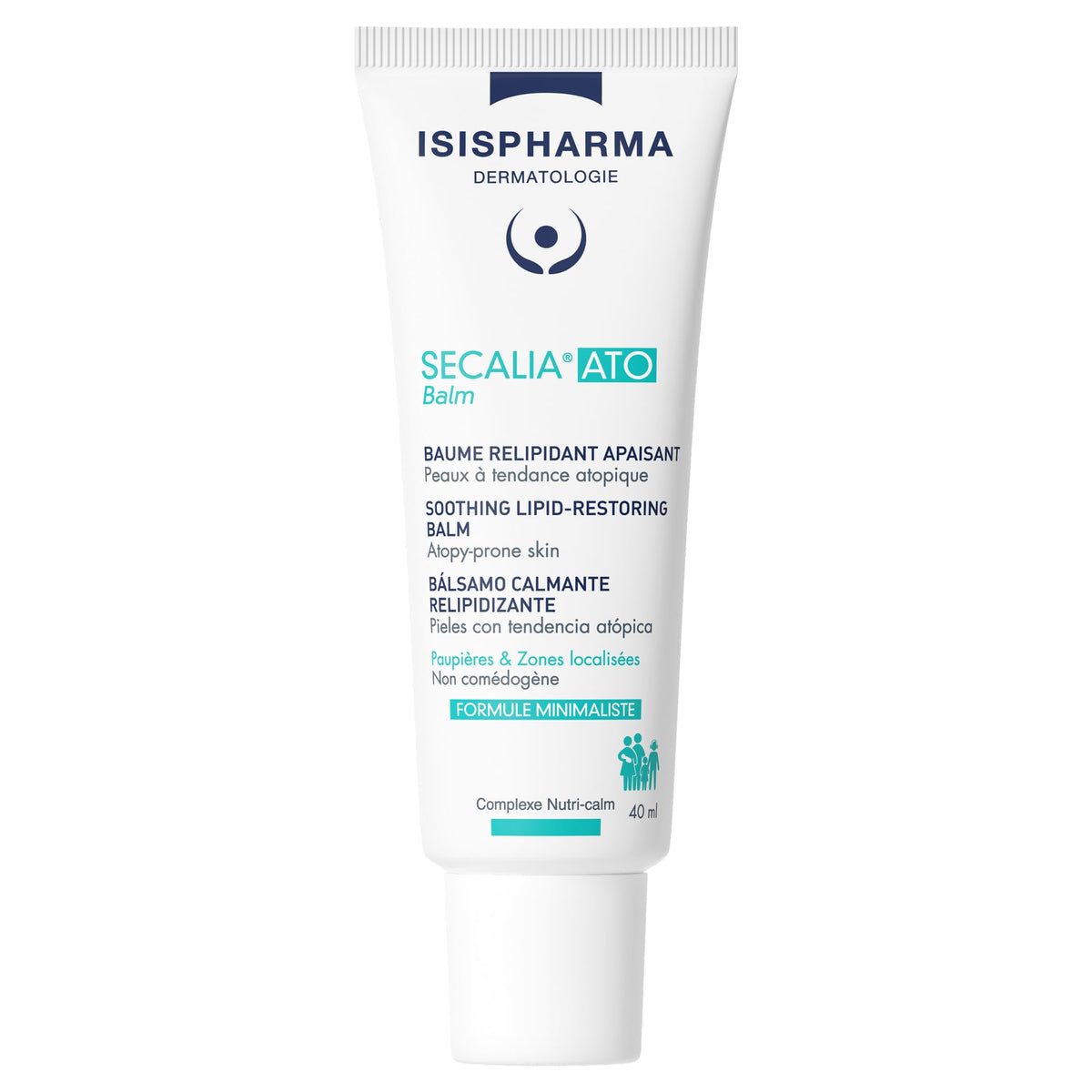 IsisPharma ISISPHARMA SECALIA ATO Balm 40 ml - Body lotion for Dry skin with an atopic tendency - Reduces the frequency and intensity of itching - Body Lotion lipid-replenishing fluid balm - Made in France